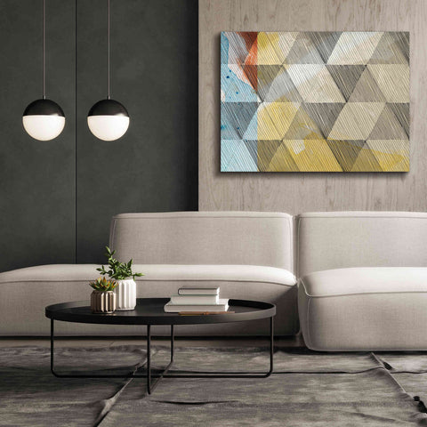 Image of 'Geo Now Sketch I' by Sisa Jasper Canvas Wall Art,54 x 40