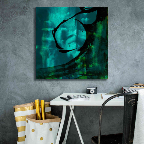 Image of 'Turquoise Element III' by Sisa Jasper Canvas Wall Art,26 x 26
