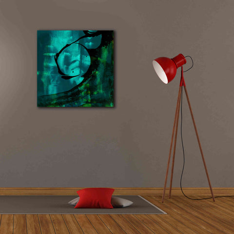 Image of 'Turquoise Element III' by Sisa Jasper Canvas Wall Art,26 x 26