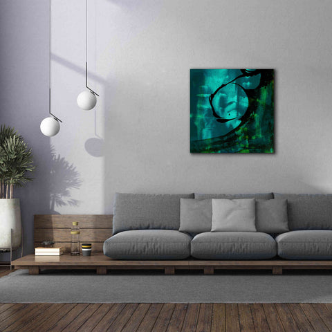 Image of 'Turquoise Element III' by Sisa Jasper Canvas Wall Art,37 x 37