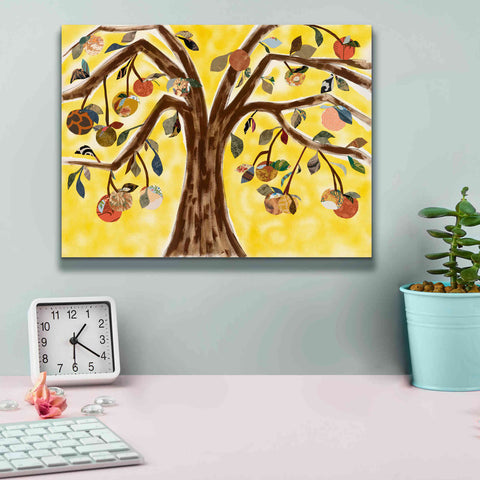 Image of 'Yellow Orange Tree' by Sisa Jasper Canvas Wall Art,16 x 12