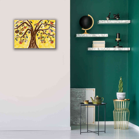 Image of 'Yellow Orange Tree' by Sisa Jasper Canvas Wall Art,26 x 18