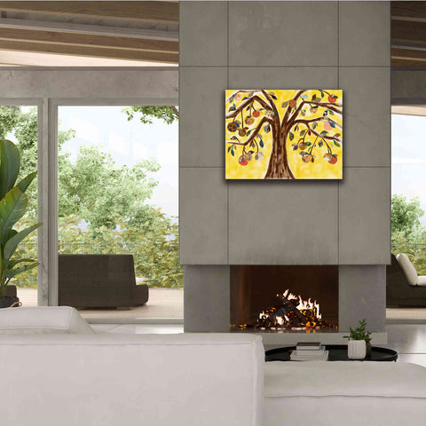 Image of 'Yellow Orange Tree' by Sisa Jasper Canvas Wall Art,34 x 26