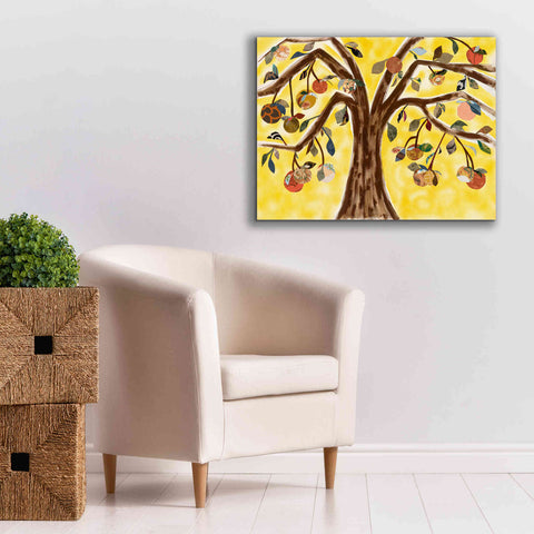 Image of 'Yellow Orange Tree' by Sisa Jasper Canvas Wall Art,34 x 26
