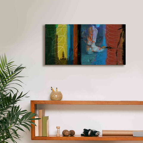 Image of 'Boot Collage' by Sisa Jasper Canvas Wall Art,24 x 12