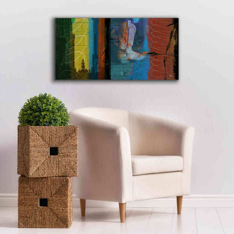 Image of 'Boot Collage' by Sisa Jasper Canvas Wall Art,40 x 20