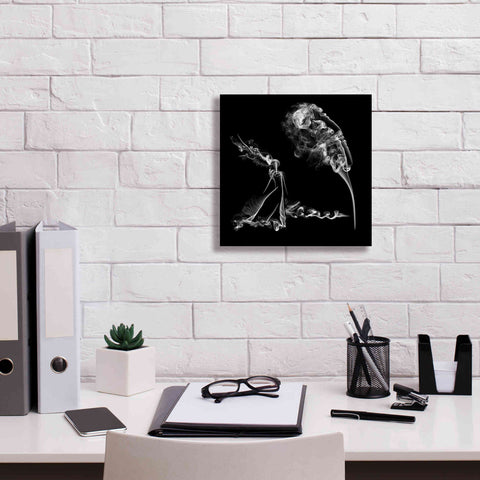 Image of 'Fearless Girl' Canvas Wall Art,12 x 12