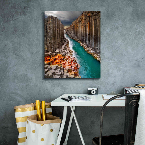Image of 'Divided' Canvas Wall Art,20 x 24