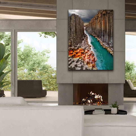 Image of 'Divided' Canvas Wall Art,40 x 54