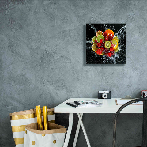 Image of 'Fruit Splash III' Canvas Wall Art,12 x 12