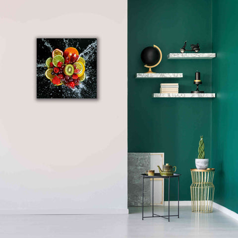 Image of 'Fruit Splash III' Canvas Wall Art,26 x 26