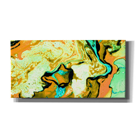 Image of 'Orange Lava' Canvas Wall Art