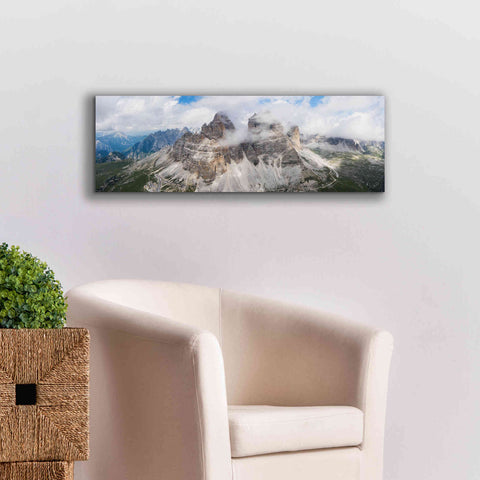 Image of 'Tre Cime Di Lavaredo' Canvas Wall Art,36 x 12