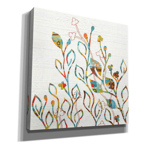 Image of 'Rainbow Vines with Flowers Spice' by Kathy Ferguson, Canvas Wall Art