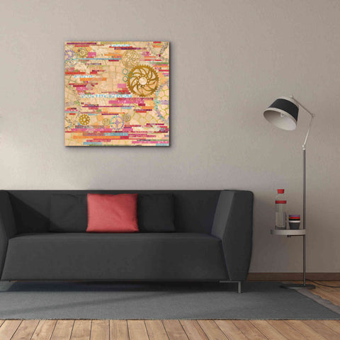 Image of 'EU Timetable I' by Kathy Ferguson, Canvas Wall Art,37 x 37