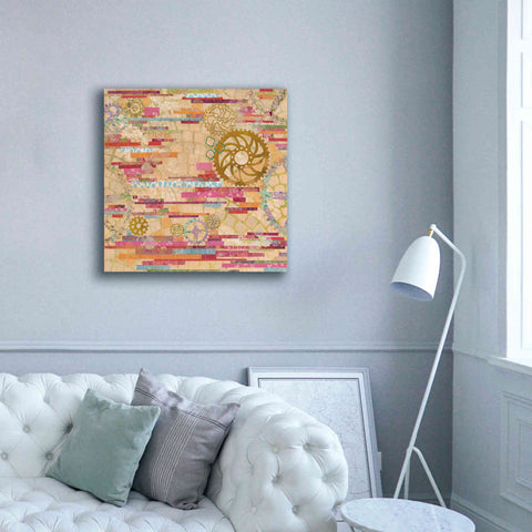 Image of 'EU Timetable I' by Kathy Ferguson, Canvas Wall Art,37 x 37