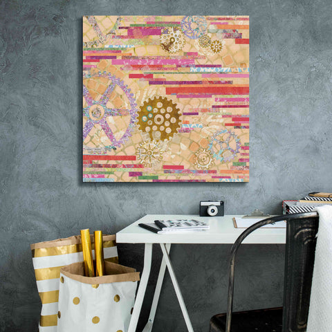 Image of 'EU Timetable II' by Kathy Ferguson, Canvas Wall Art,26 x 26