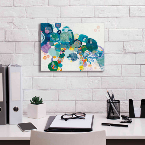 Image of 'Bridging our Differences' by Kathy Ferguson, Canvas Wall Art,16 x 12