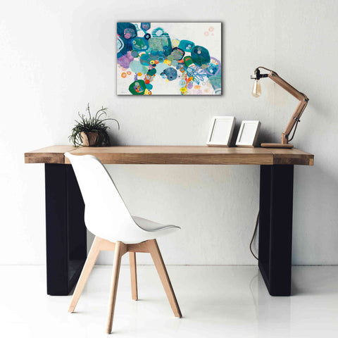 Image of 'Bridging our Differences' by Kathy Ferguson, Canvas Wall Art,26 x 18