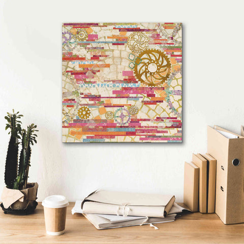 Image of 'EU Timetable I on White' by Kathy Ferguson, Canvas Wall Art,18 x 18