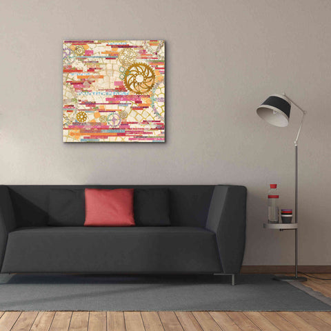 Image of 'EU Timetable I on White' by Kathy Ferguson, Canvas Wall Art,37 x 37