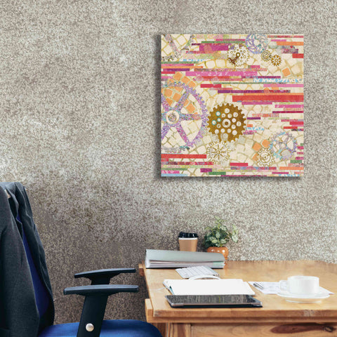 Image of 'EU Timetable II on White' by Kathy Ferguson, Canvas Wall Art,26 x 26