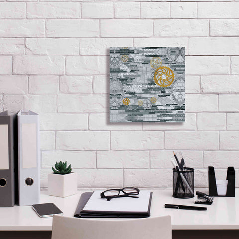 Image of 'EU Timetable I BW' by Kathy Ferguson, Canvas Wall Art,12 x 12