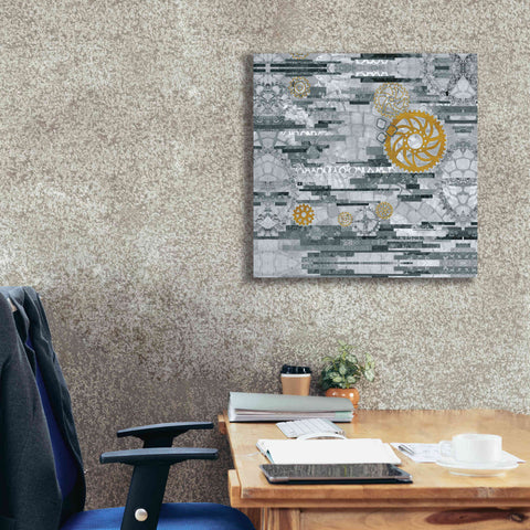 Image of 'EU Timetable I BW' by Kathy Ferguson, Canvas Wall Art,26 x 26