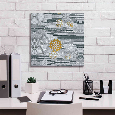 Image of 'EU Timetable II BW' by Kathy Ferguson, Canvas Wall Art,18 x 18