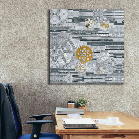 Image of 'EU Timetable II BW' by Kathy Ferguson, Canvas Wall Art,37 x 37