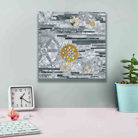 Image of 'Abstract Layers IV' by Kathy Ferguson, Canvas Wall Art,12 x 12