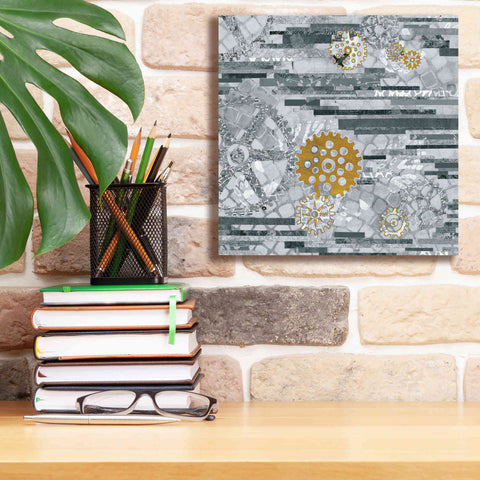 Image of 'Abstract Layers IV' by Kathy Ferguson, Canvas Wall Art,12 x 12