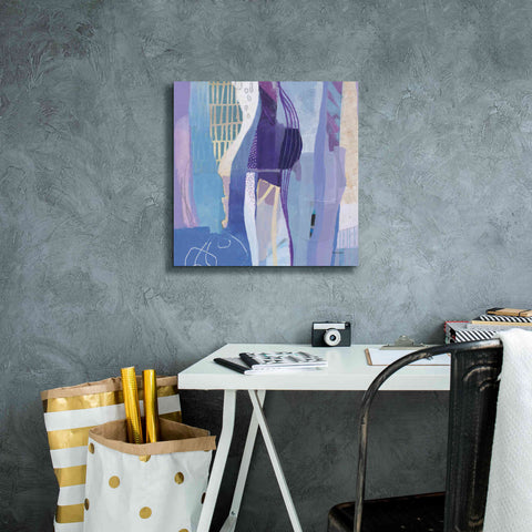 Image of 'Abstract Layers I' by Kathy Ferguson, Canvas Wall Art,18 x 18