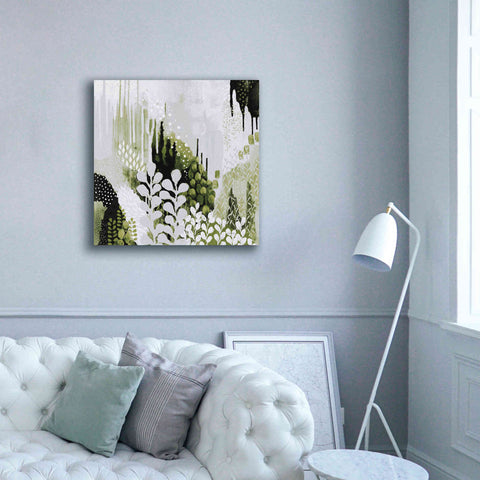 Image of 'BW Forest II with Green' by Kathy Ferguson, Canvas Wall Art,37 x 37