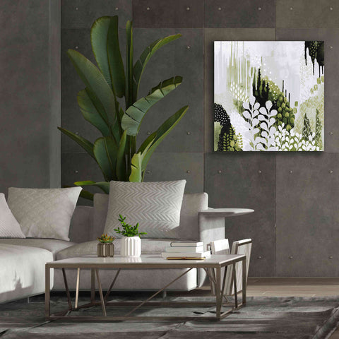 Image of 'BW Forest II with Green' by Kathy Ferguson, Canvas Wall Art,37 x 37
