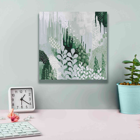 Image of 'Light Green Forest II' by Kathy Ferguson, Canvas Wall Art,12 x 12