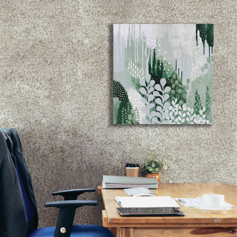 Image of 'Light Green Forest II' by Kathy Ferguson, Canvas Wall Art,26 x 26