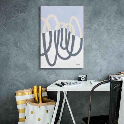 Image of 'Loops II' by Kathy Ferguson, Canvas Wall Art,18 x 26