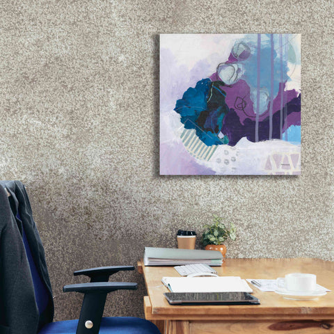 Image of 'Amethyst' by Kathy Ferguson, Canvas Wall Art,26 x 26