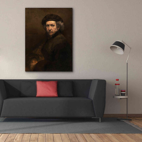 Image of 'Self-Portrait' by Rembrandt, Canvas Wall Art,40 x 54