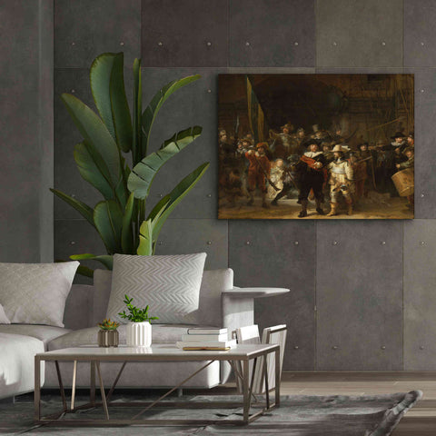 Image of 'The Night Watch' by Rembrandt, Canvas Wall Art,54 x 40