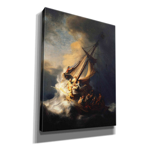 Image of 'The Storm on the Sea of Galilee' by Rembrandt, Canvas Wall Art