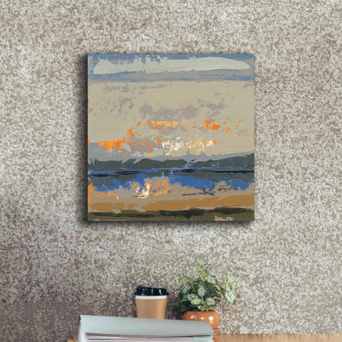 Image of 'Evening Killala Bay' by Grainne Dowling, Canvas Wall Art,18 x 18