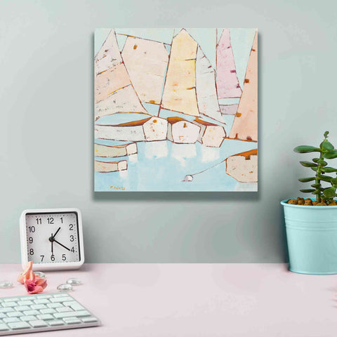 Image of 'Moored' by Phyllis Adams, Canvas Wall Art,12 x 12