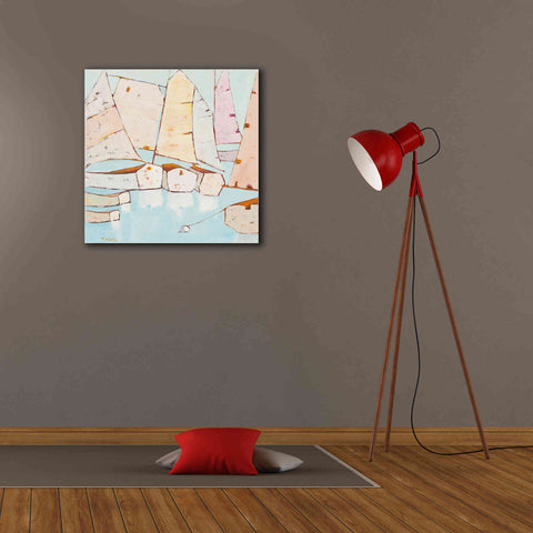 Image of 'Moored' by Phyllis Adams, Canvas Wall Art,26 x 26