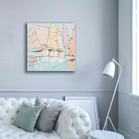 Image of 'Moored' by Phyllis Adams, Canvas Wall Art,37 x 37