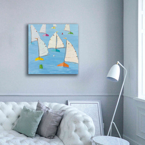 Image of 'Regatta V' by Phyllis Adams, Canvas Wall Art,37 x 37
