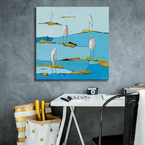Image of 'Beach Bums' by Phyllis Adams, Canvas Wall Art,26 x 26