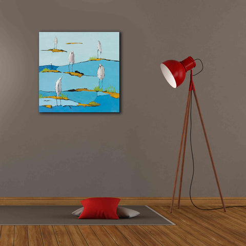Image of 'Beach Bums' by Phyllis Adams, Canvas Wall Art,26 x 26