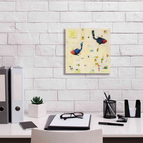 Image of 'One Fish Two Fish' by Phyllis Adams, Canvas Wall Art,12 x 12